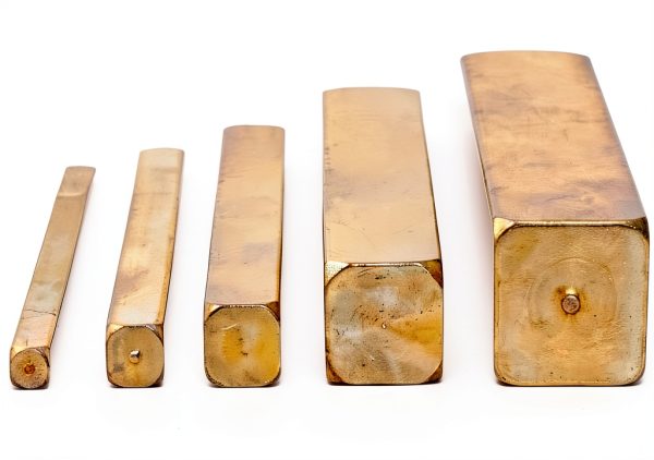 Whiteside Brass Gauge Block Set 5‑Piece 2.5" Precision Setup-1