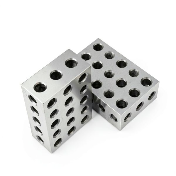HHIP Gage Block Set 123 Size 23 Holes Heat Treated Precision Steel-0