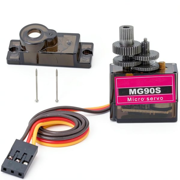 MG90S 9G Micro Servo Motor 4pcs Metal Gear Set MTDELE 23x12x28.5mm-3