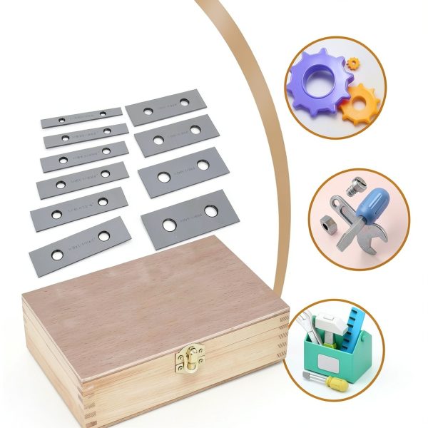 Kimllier 4 inch Accuracy Parallel Block Set 10 Pairs Tool Steel-6