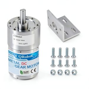 CQRobot 6V/12V 70:1 Metal DC Geared Motor with D‑shaped Shaft-0