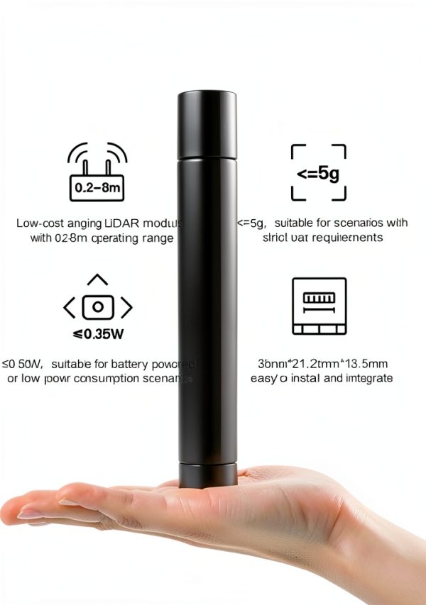 TF-Luna LiDAR Sensor by youyeetoo 0.2-8m Range Black Wired Module-5