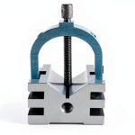 Kimllier V-Block Clamp Set 2‑Inch Hardened Steel Pair with Case-0