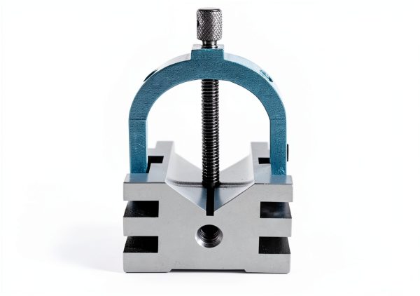 Kimllier V-Block Clamp Set 2‑Inch Hardened Steel Pair with Case-0