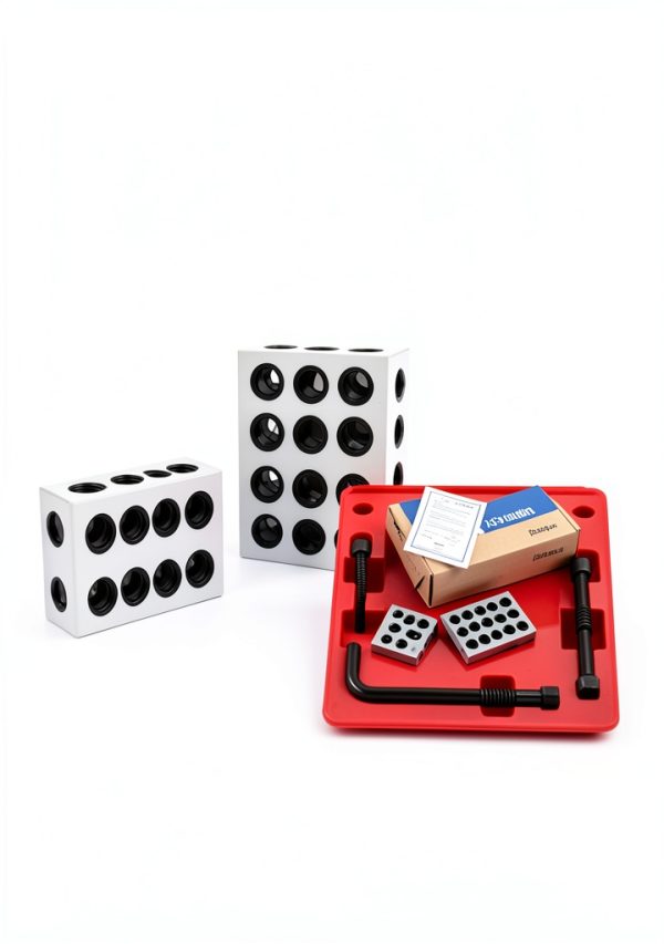 HHIP Gage Block Set 123 Size 23 Holes Heat Treated Precision Steel-5