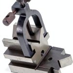 Timunr V Block with Clamp Set 40Cr Steel Gray Alloy Precision-0