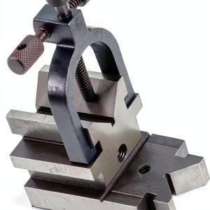 Timunr V Block with Clamp Set 40Cr Steel Gray Alloy Precision-0