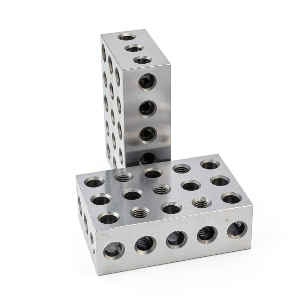 HHIP Gage Block Set 123 Size 23 Holes Heat Treated Precision Steel-3