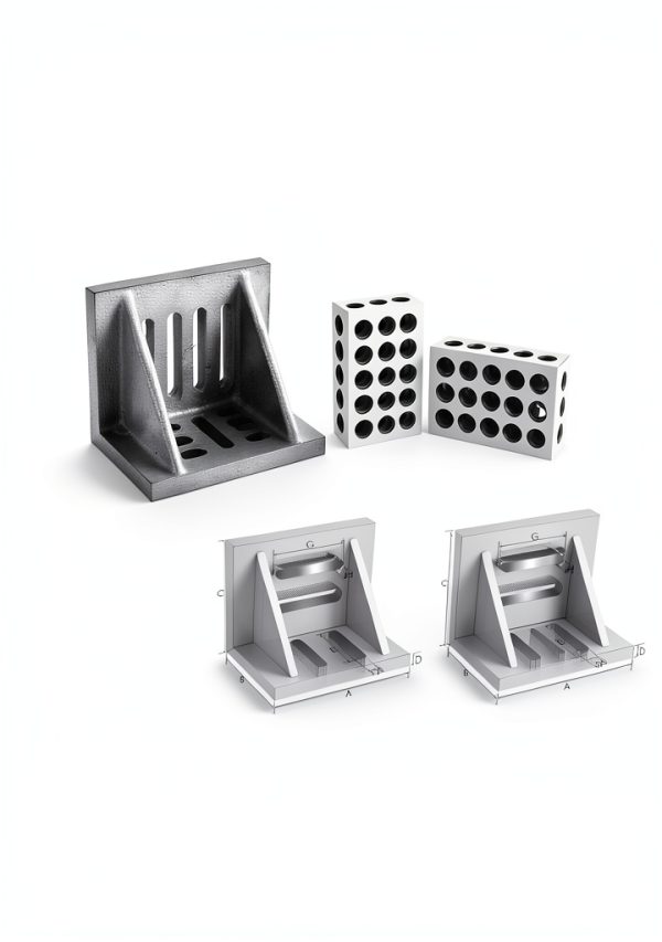 HHIP Gage Block Set 123 Size 23 Holes Heat Treated Precision Steel-7