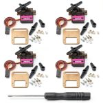 MG90S 9G Micro Servo Motor 4pcs Metal Gear Set MTDELE 23x12x28.5mm-0