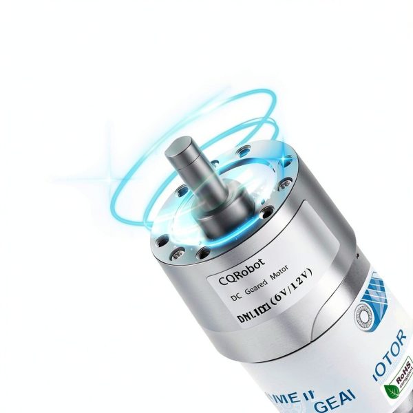 CQRobot 6V/12V 70:1 Metal DC Geared Motor with D‑shaped Shaft-2