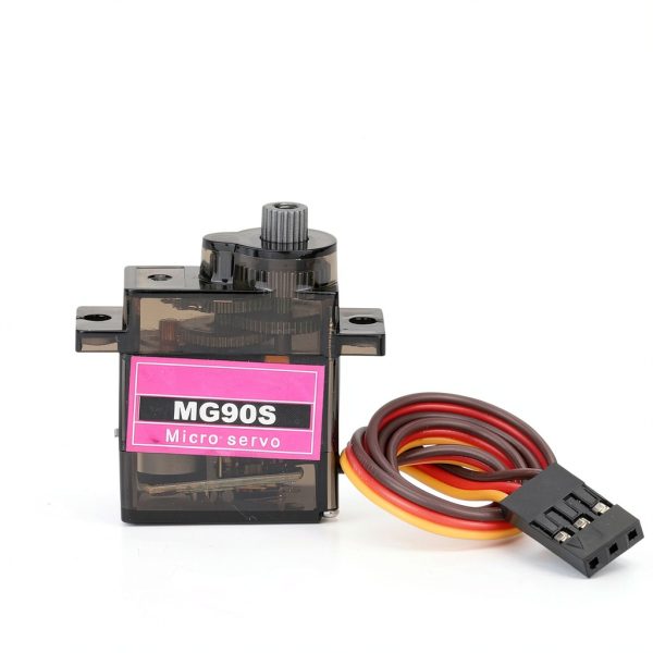 MG90S 9G Micro Servo Motor 4pcs Metal Gear Set MTDELE 23x12x28.5mm-1