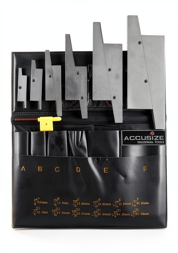 Accusize EG02-5001 Adjustable Gage Block Set 3/8"-2-1/4" 7mm Thick-0