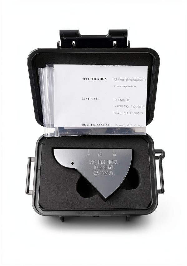 TMTeck Gage Block Set Angle Beam 1018 Steel ASTM E164 Certified-0