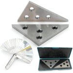 UpAmcarker Angle Block Set 2 Pcs Hardened Steel 0.25" Gauge-0